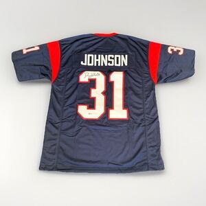 David Johnson Signed Houston Texans Jersey (Beckett) 2016 Pro Bowl Running Back